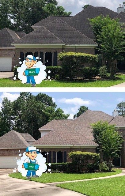 Pressure washing job 1, Katy Brothers Pressure Washing