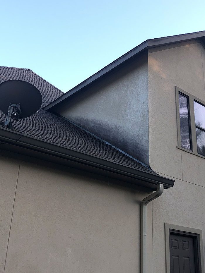 House Wash before, Katy Brothers Pressure Washing