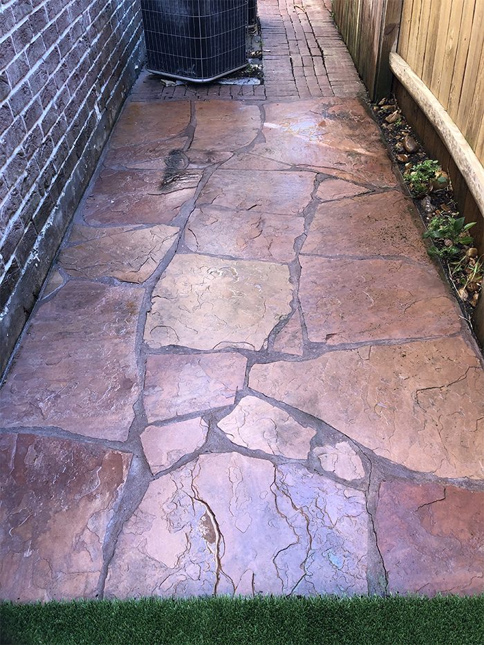 Patio after, Katy Brothers Pressure Washing
