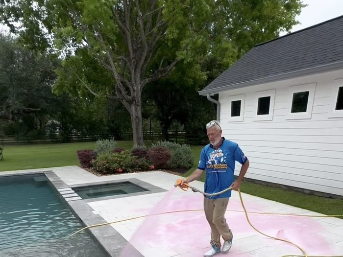 Pool Deck Cleaning, Katy Brothers Pressure Washing