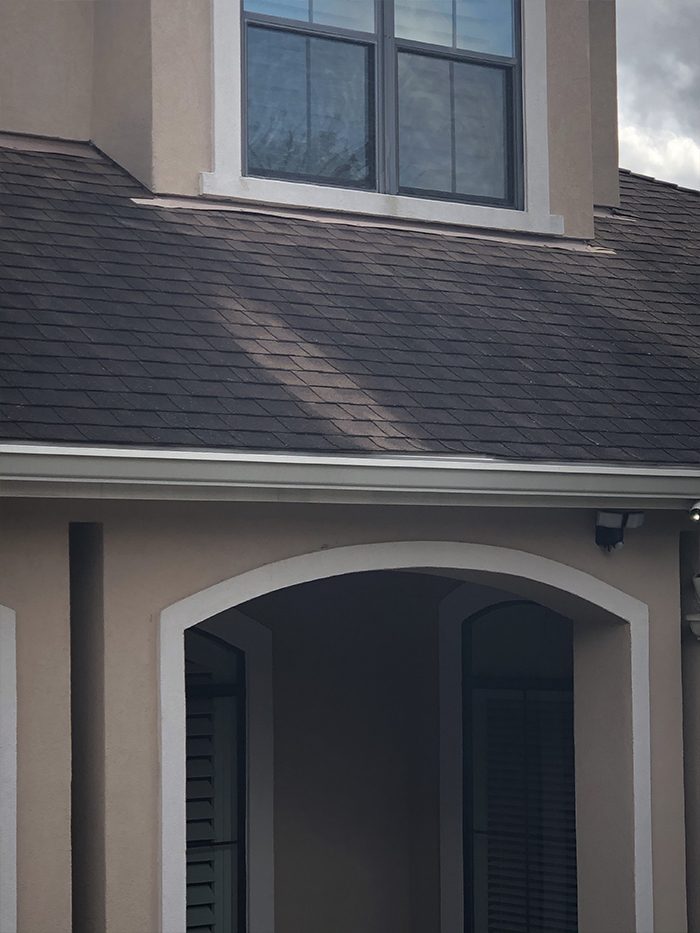 Roof before, Katy Brothers Pressure Washing